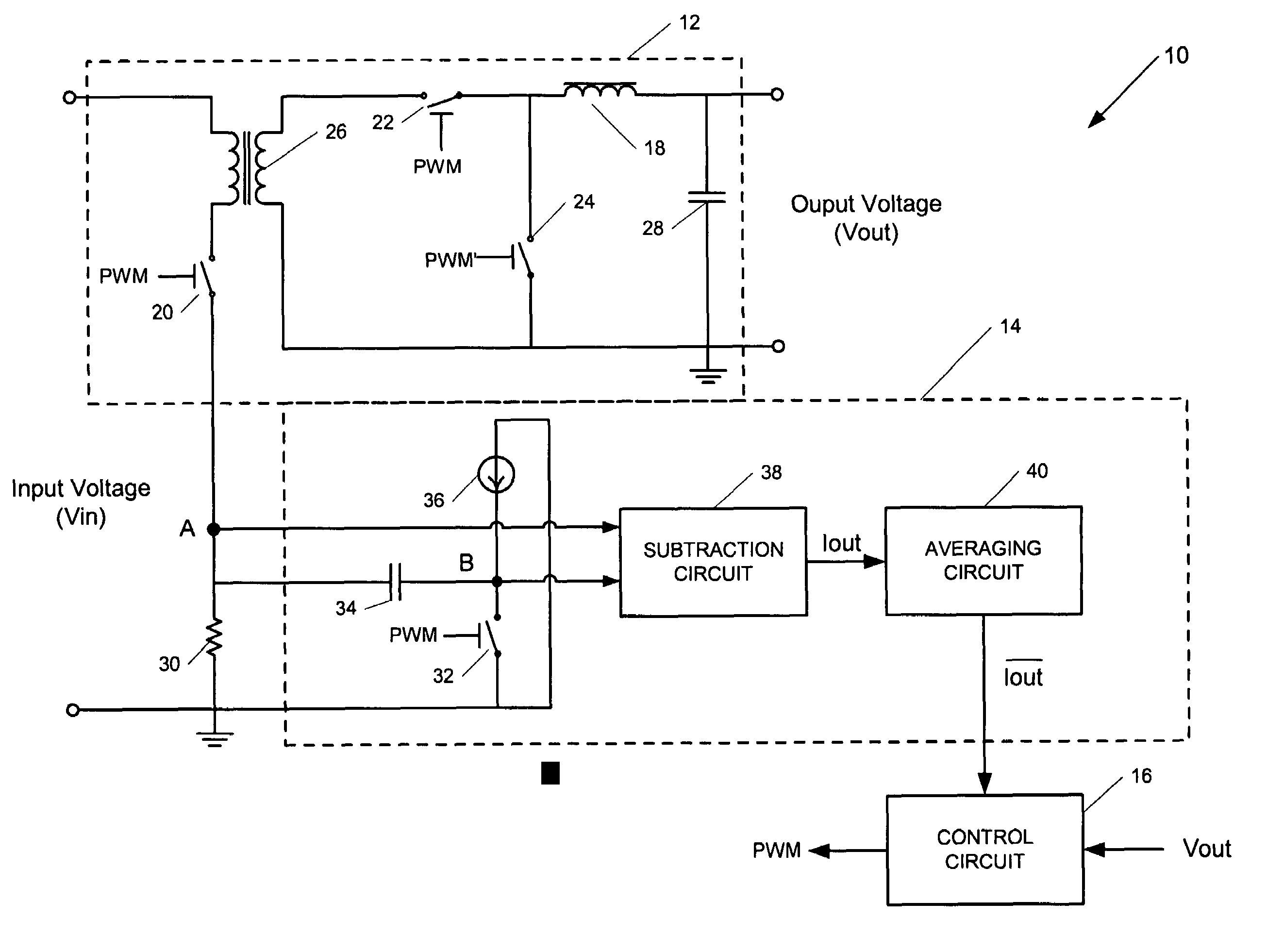 Current limit circuit and power supply including same
