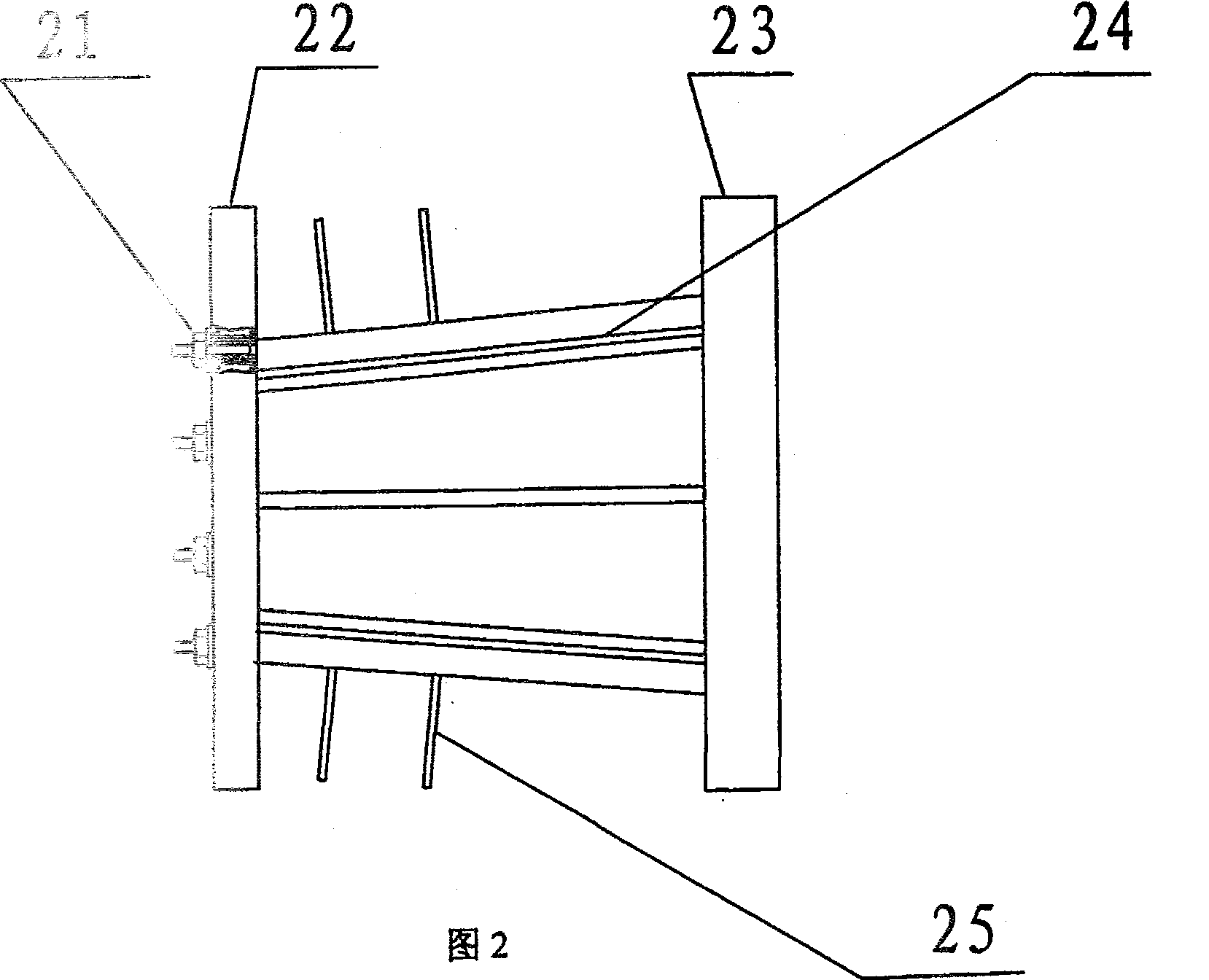 Suspension bridge main cable rope retracting method