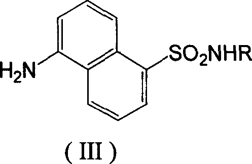 Coffee acyl naphthalene sulfonamides compound and method for preparing the same and anti HIV conformity enzyme action