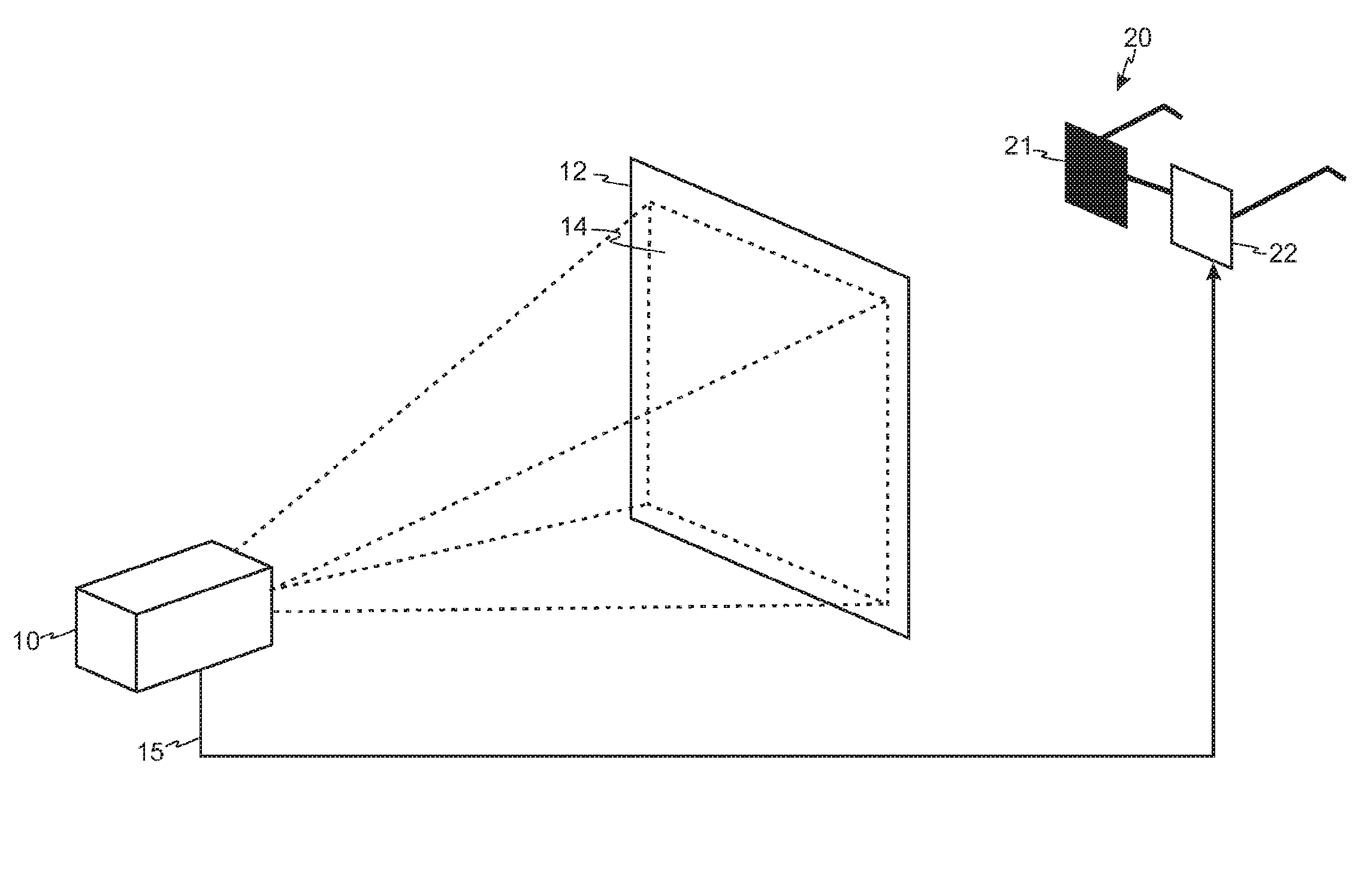 Stereo display system with scanning of light valves