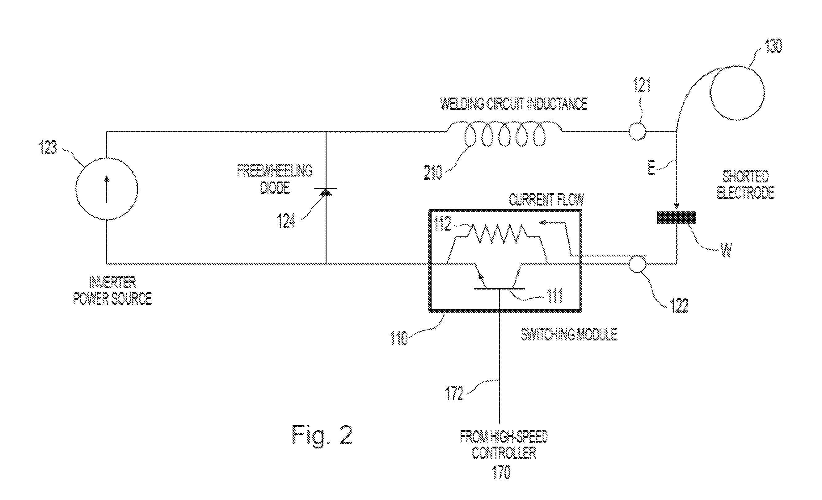 Method to control an arc welding system to reduce spatter