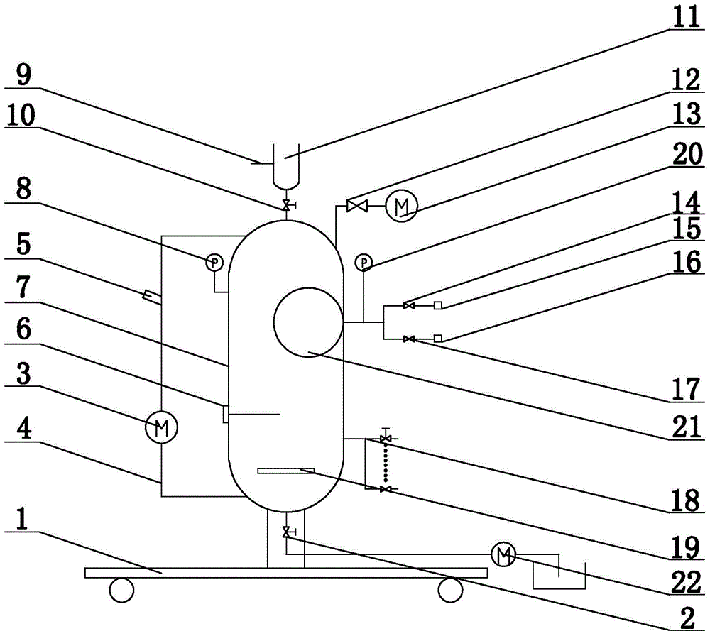 Quantitative air inlet method of transformer oil and sample compounding device thereof