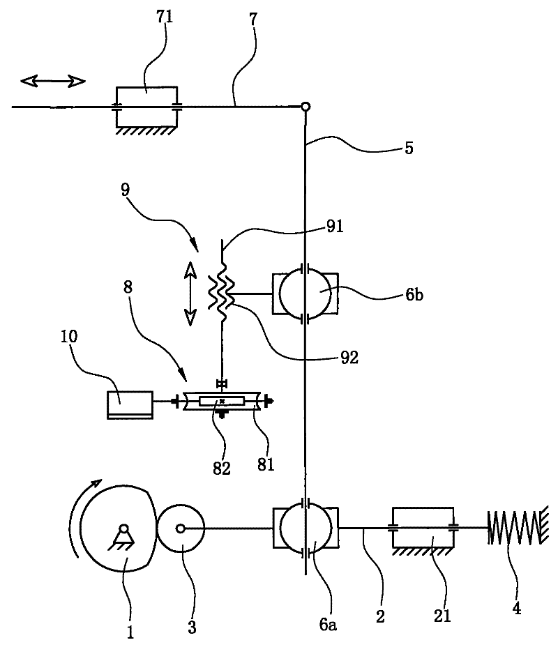 Intermittent high-frequency reciprocating feeding mechanism