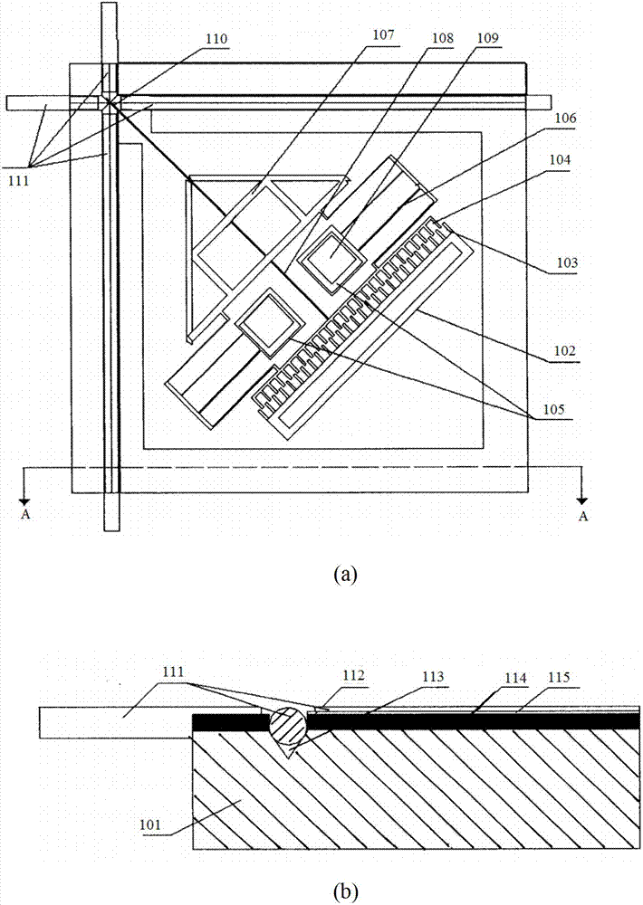 Straight beam buckling electrostatic type micro mechanical optical switch