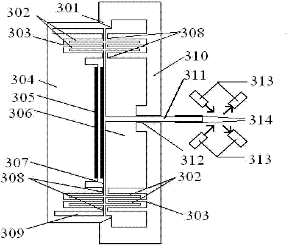 Straight beam buckling electrostatic type micro mechanical optical switch