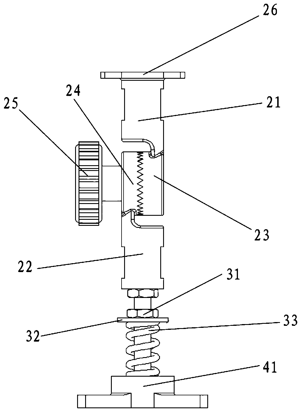 Meter head connecting device