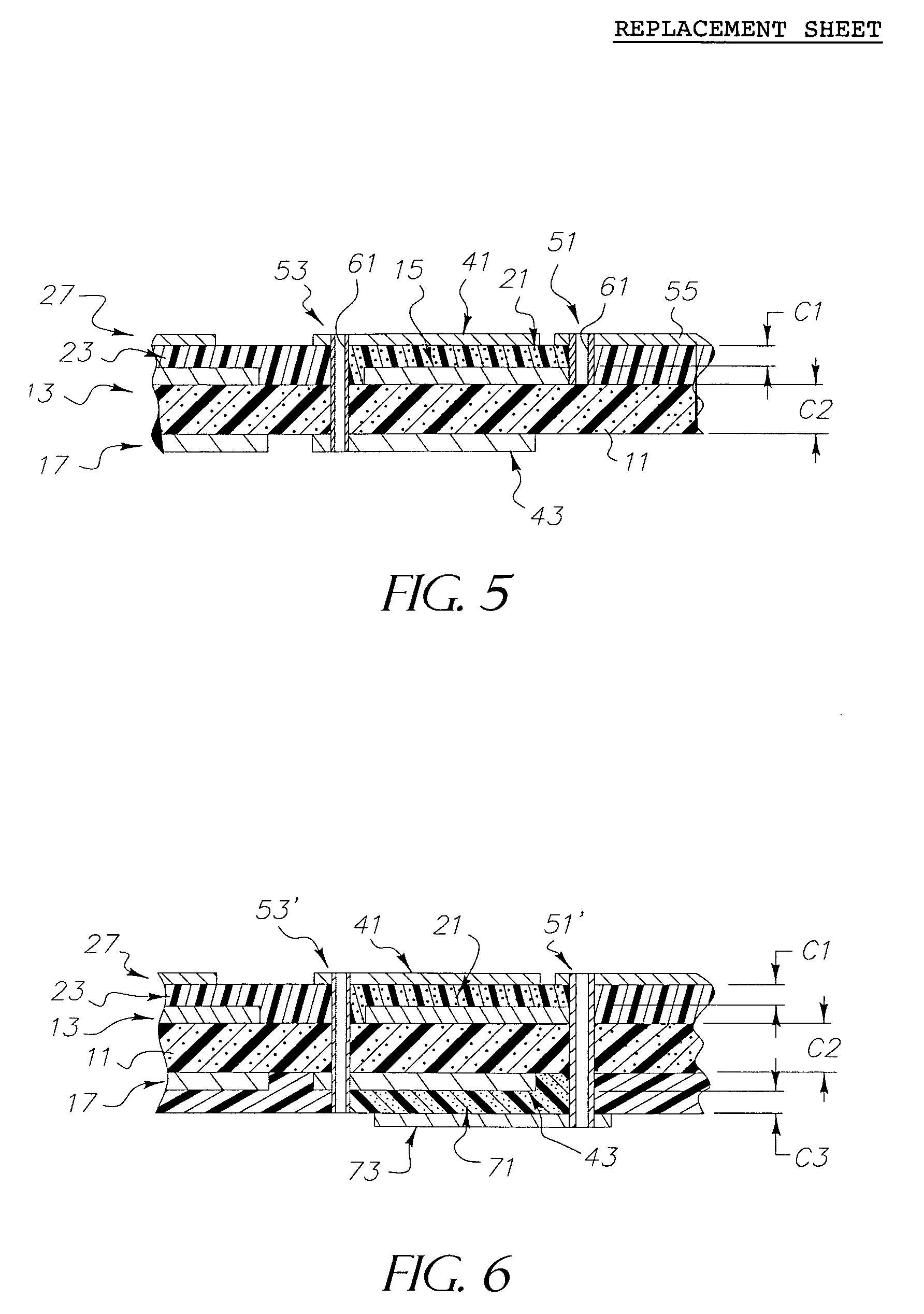 Method of making a capacitive substrate for use as part of a larger circuitized substrate, method of making said circuitized substrate and method of making an information handling system including said circuitized substrate