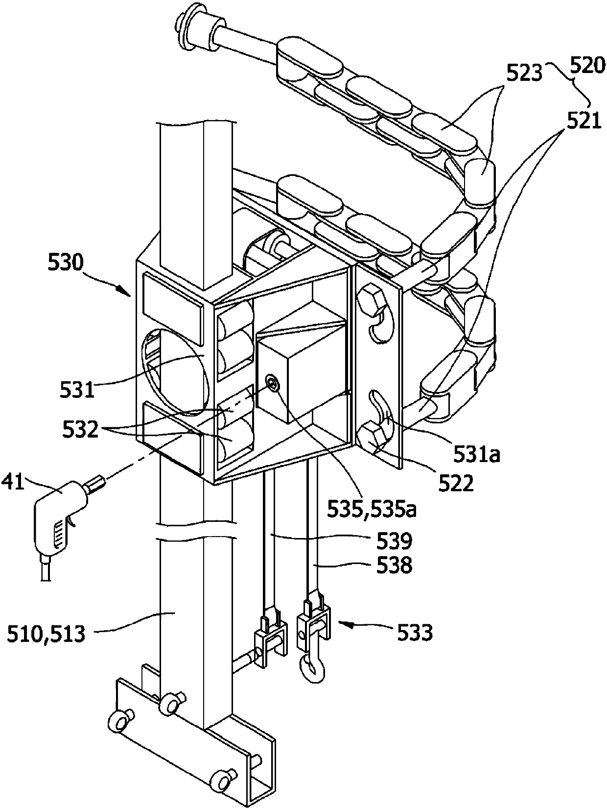 Live working method of power distribution equipment