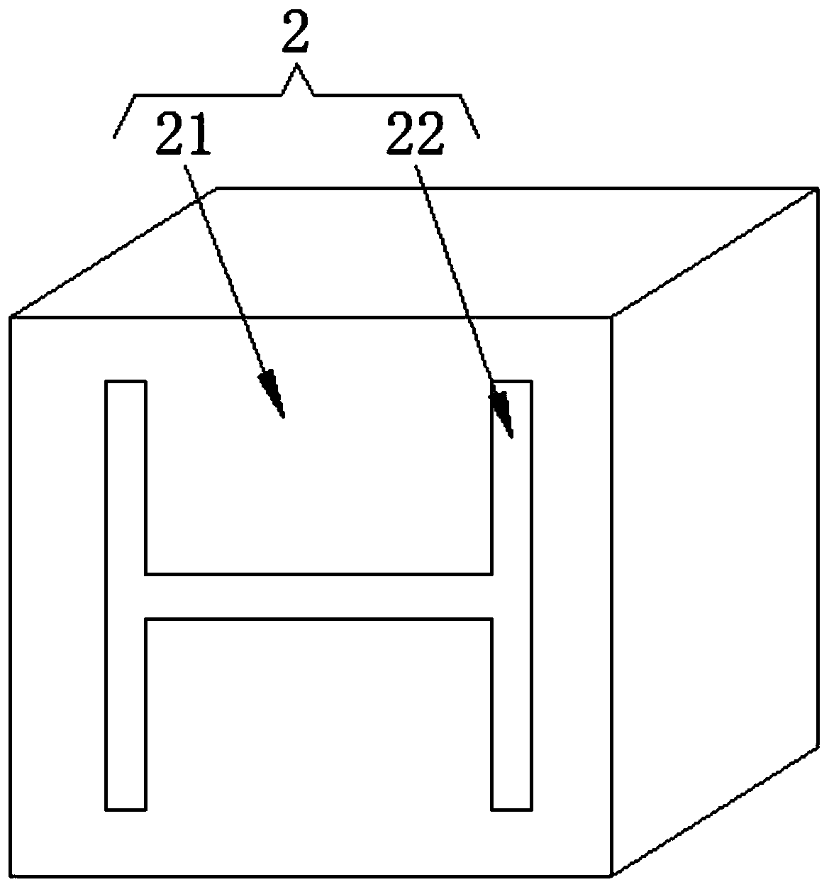 Non-uniform metamaterial for converging electromagnetic waves