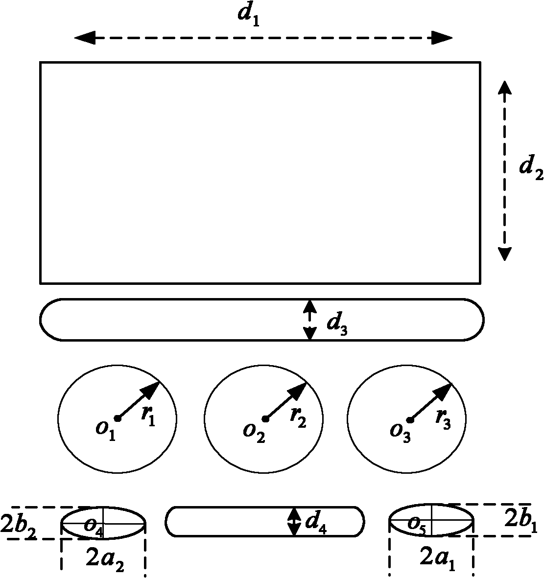 Automatic on-line detection method and device for size of automobile parts based on machine vision