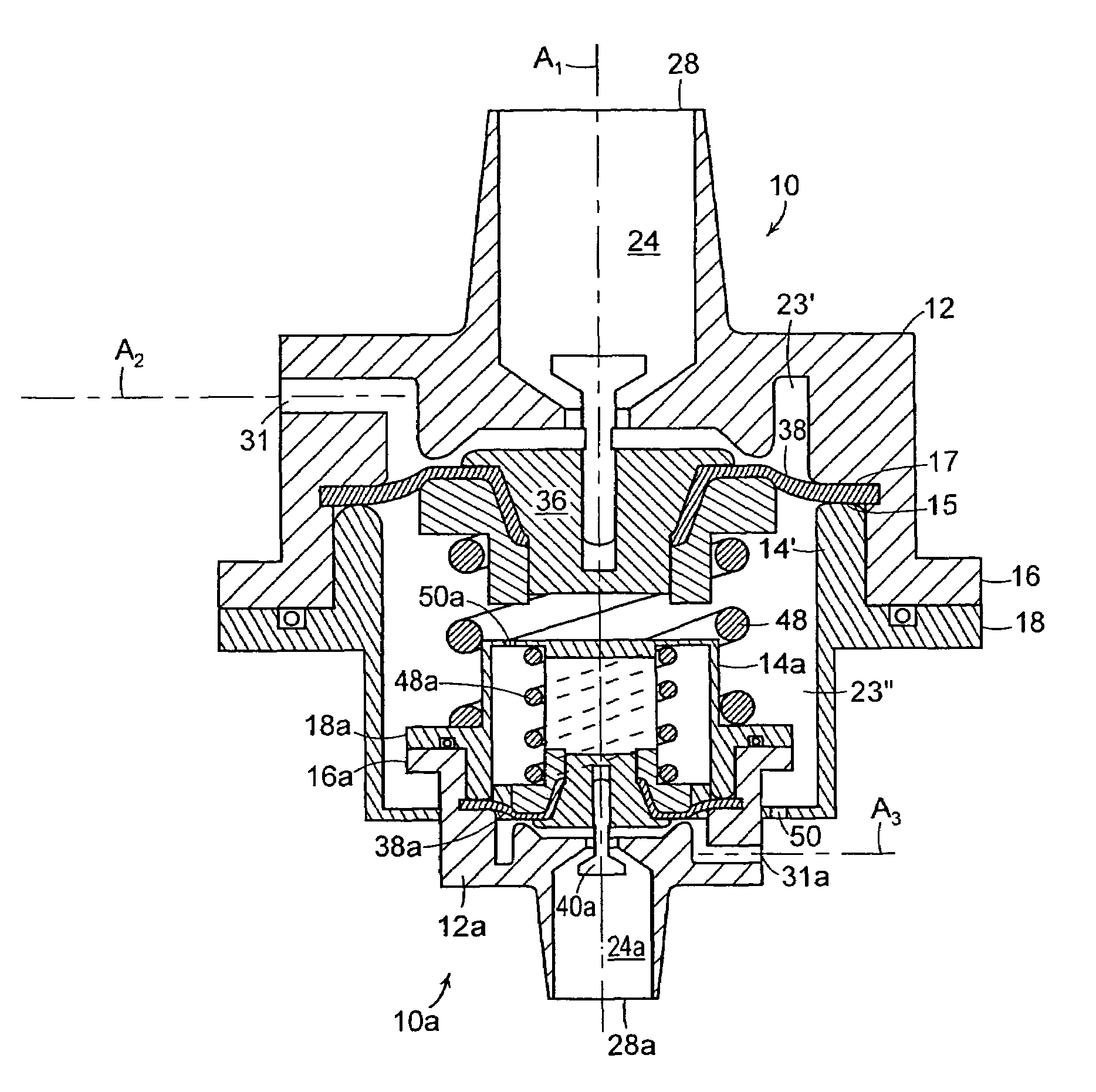 Constant flow valve assembly