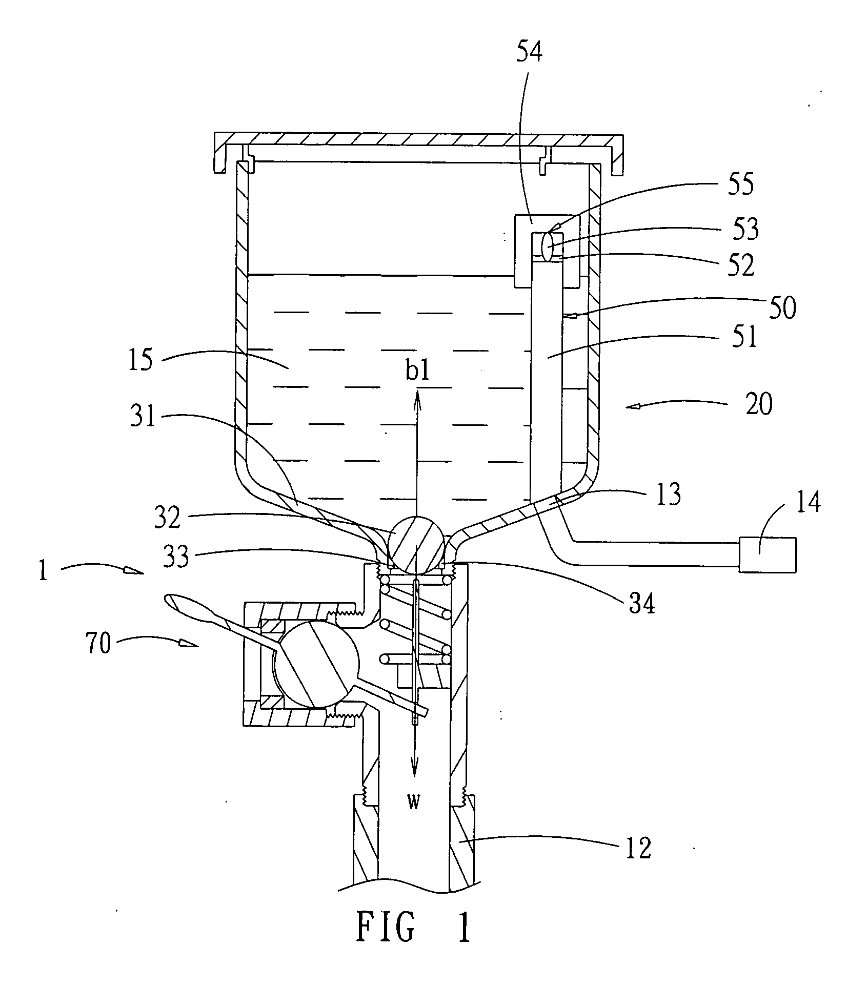 Toilet flushing water controlling device