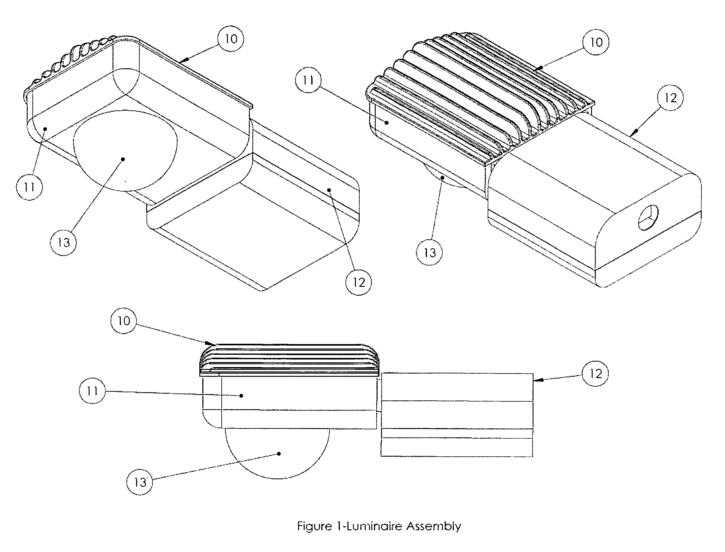 Outdoor luminaire using light emitting diodes