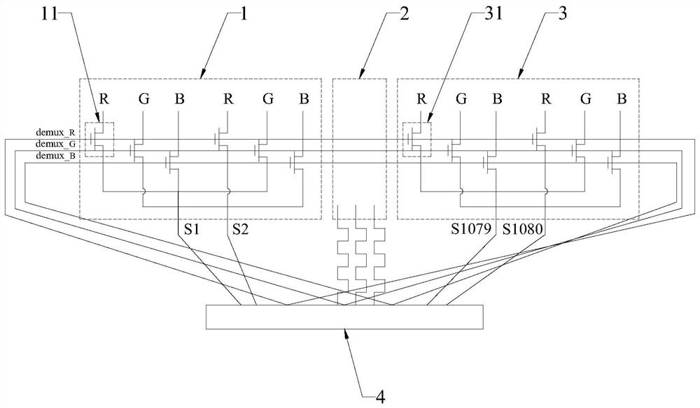 Liquid crystal display screen structure