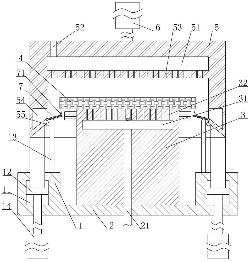 Wooden door surface plate sealing type painting device and method