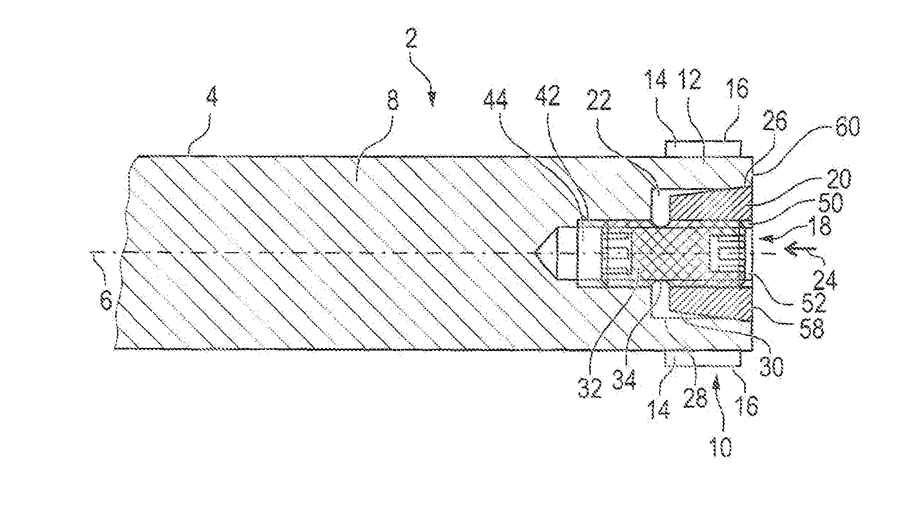 Tool head for a rotating tool