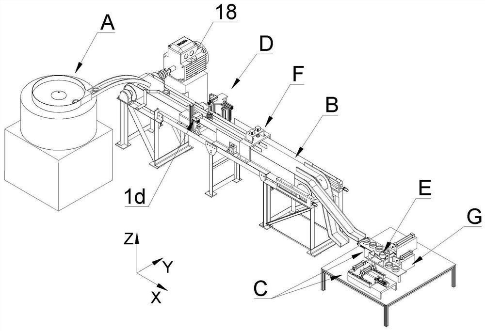 An automatic picking device for intensive grinding and processing of workpieces