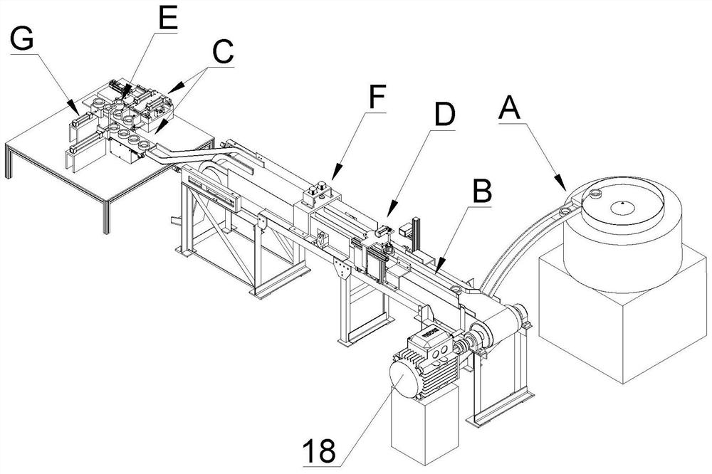 An automatic picking device for intensive grinding and processing of workpieces