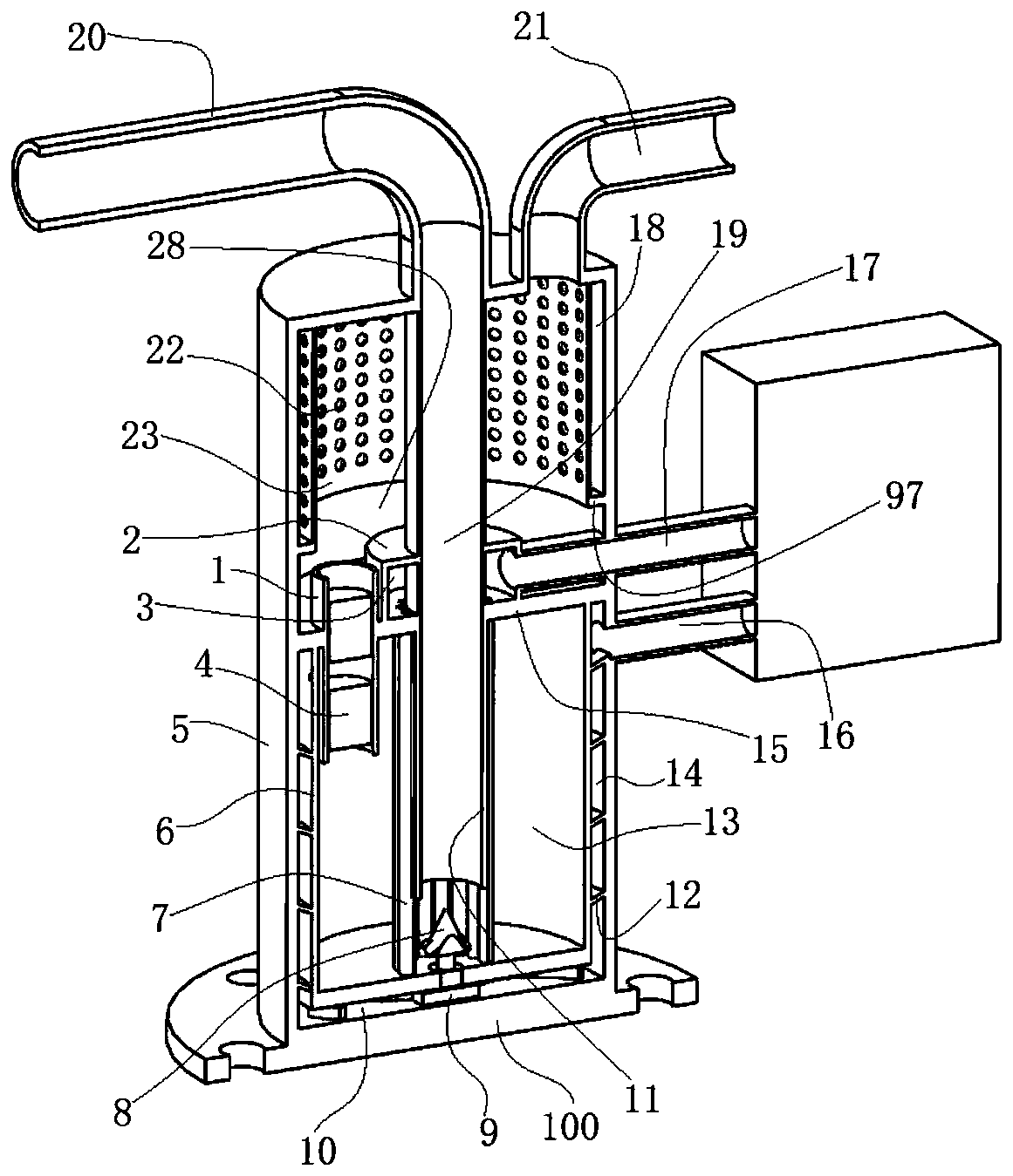 Automobile energy comprehensive recycling system and working method thereof