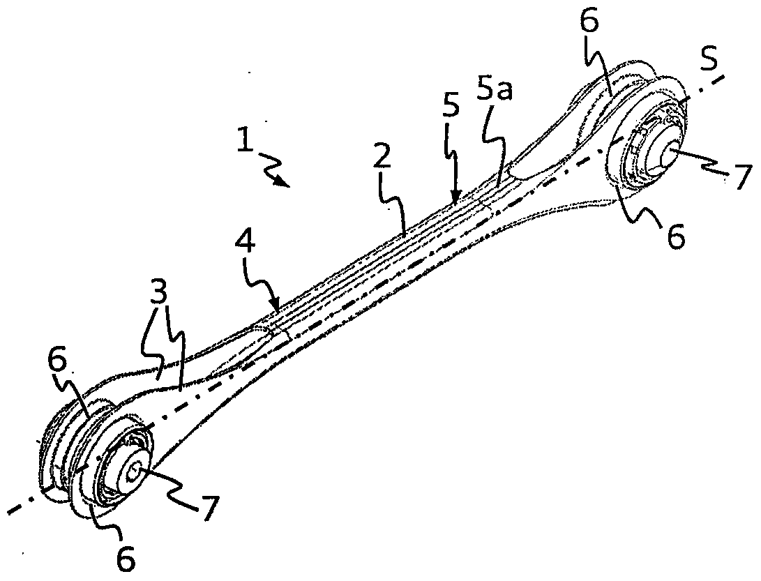 Chassis control arm for a vehicle and method for manufacturing a chassis control arm