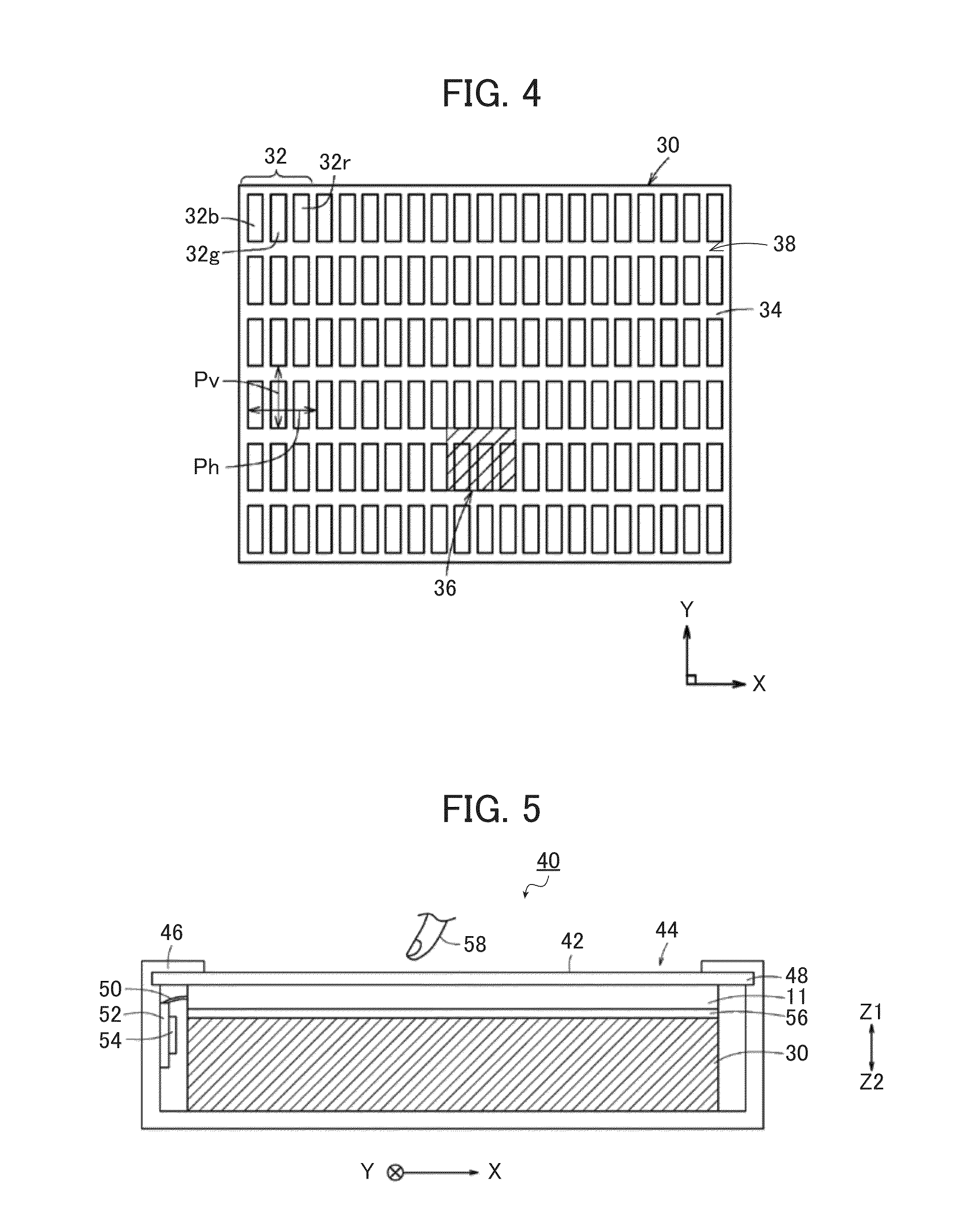 Conductive film, display device equipped with same, and method for determining pattern of conductive film