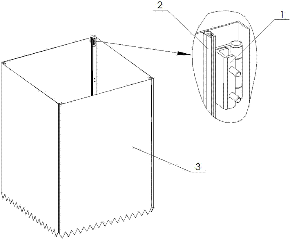 Simple removable drainage curtain for inspection and measurement of underwater pile foundations