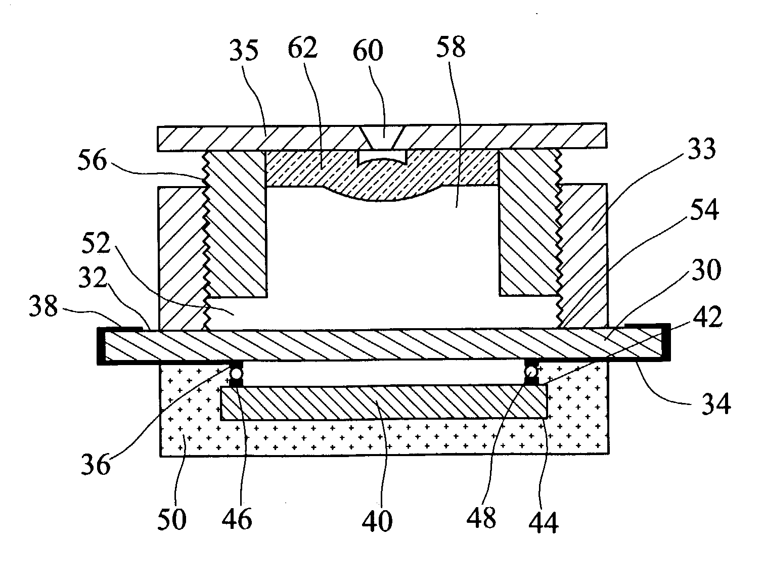 Package structure of an image sensor module
