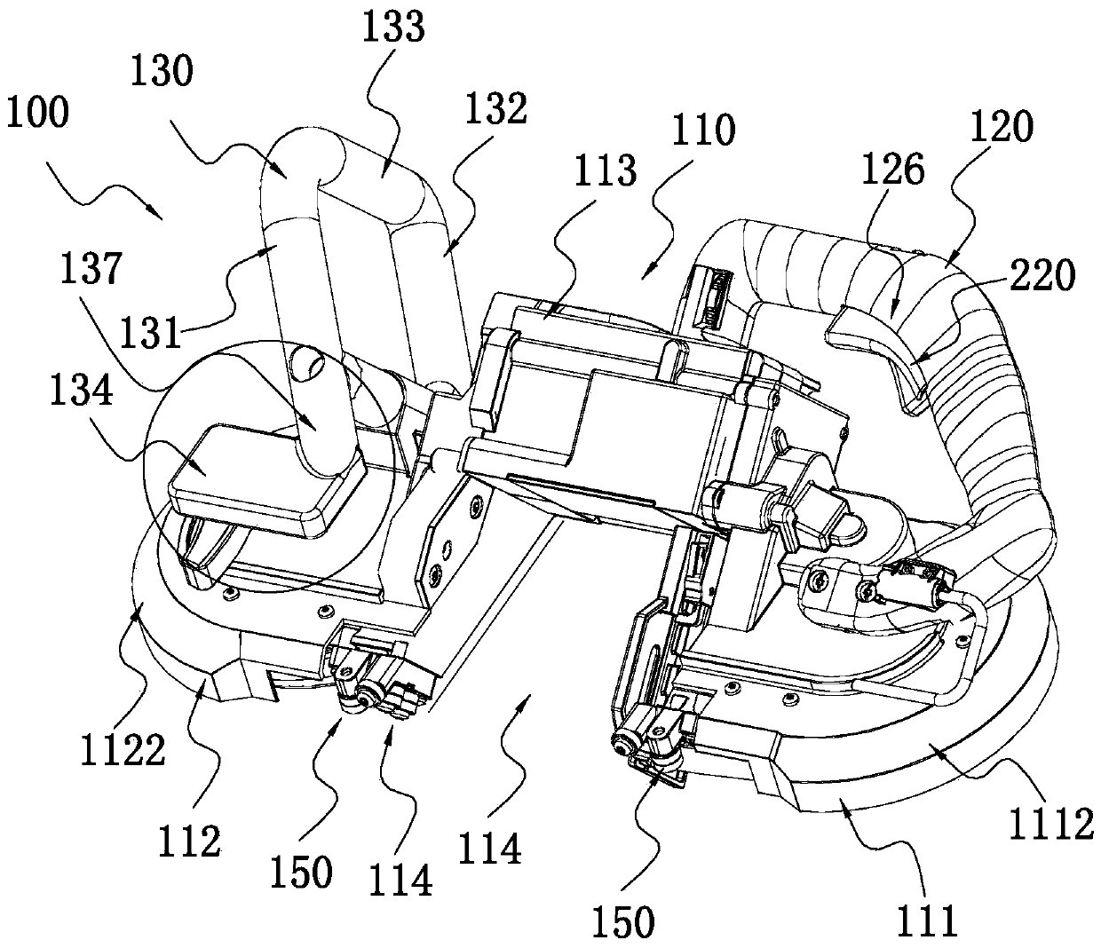 Handheld type band saw