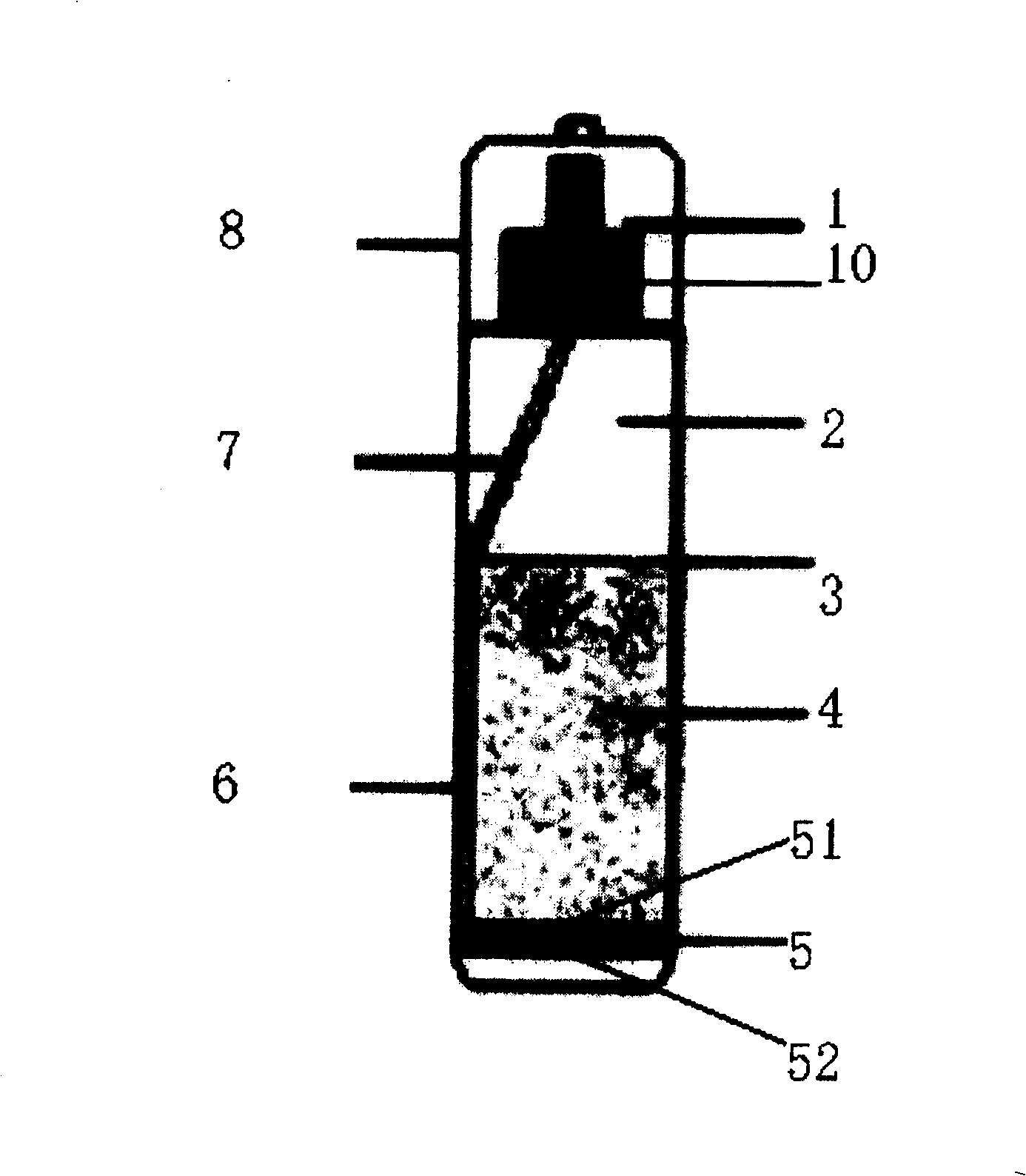 Incense-fuming solid-state formulation for treating nasitis and reagent bottle equipped with same