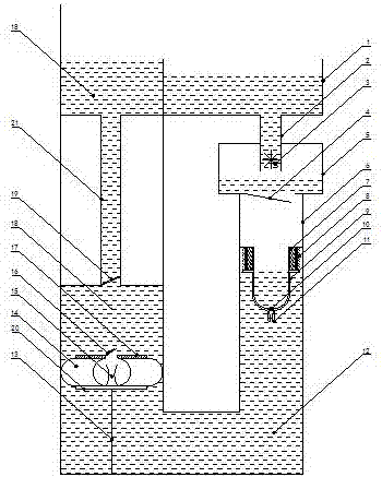 Hydraulic U-type channel waterpower cycle power generation system