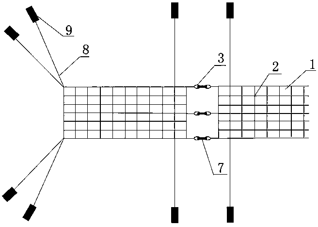 Novel flexible floating breakwater