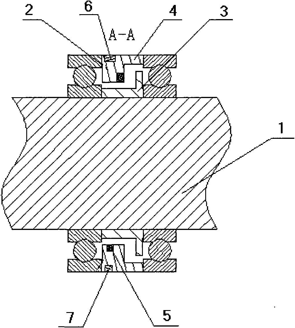 Integrated monitoring ring device of machine tool spindle