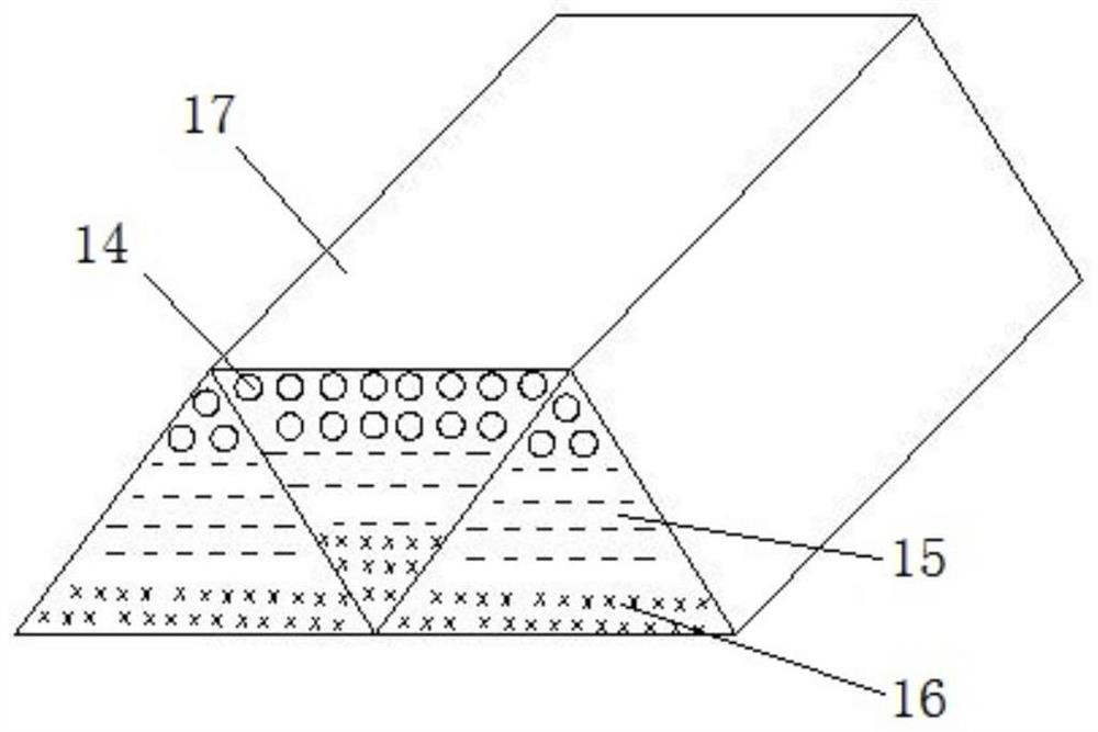 Sponge city filtering water storage system and ecological system