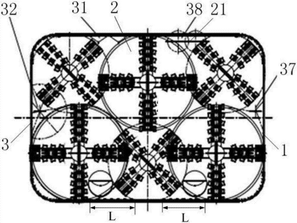 Jet assisted shield tunneling machine for noncircular-section tunneling construction