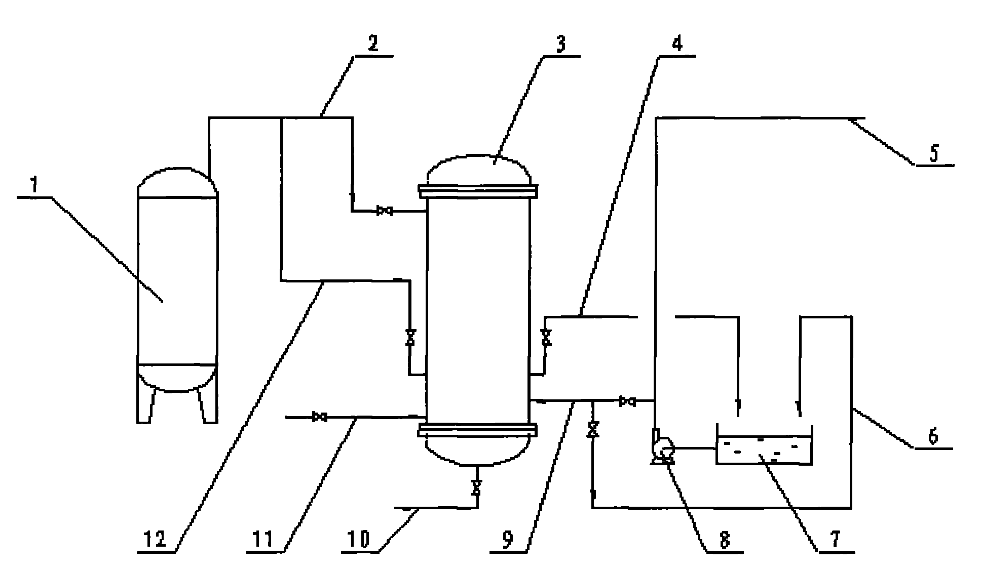 Method and device for secondarily filtering desulfuration liquid by side stream
