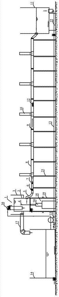 A method and experimental device for analyzing the sedimentation characteristics of drainage pipes