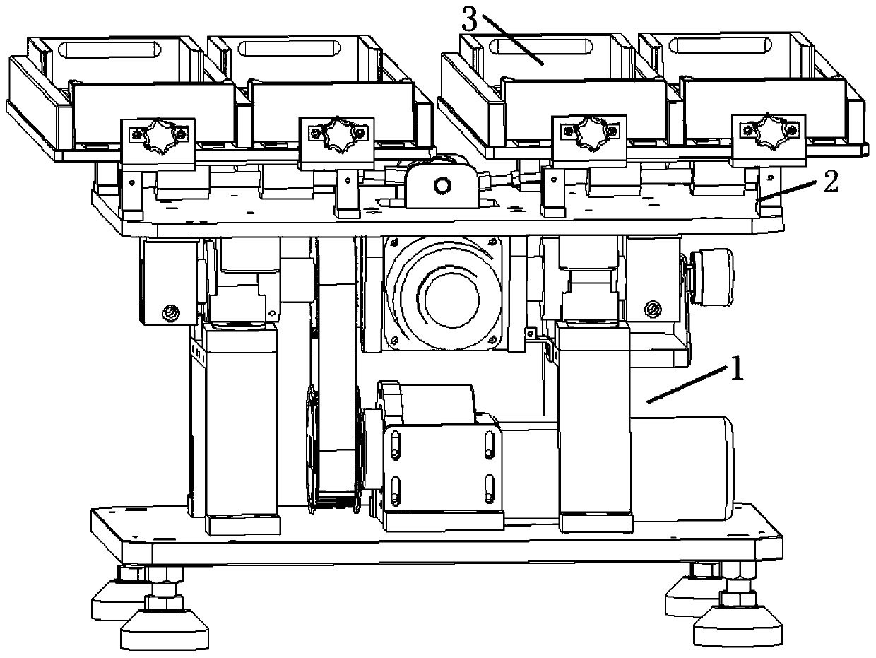 A miniature tuning fork base assembly machine