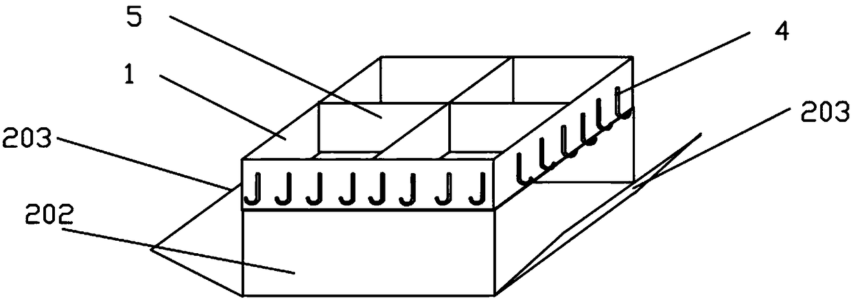 Double-layered plastic storage box