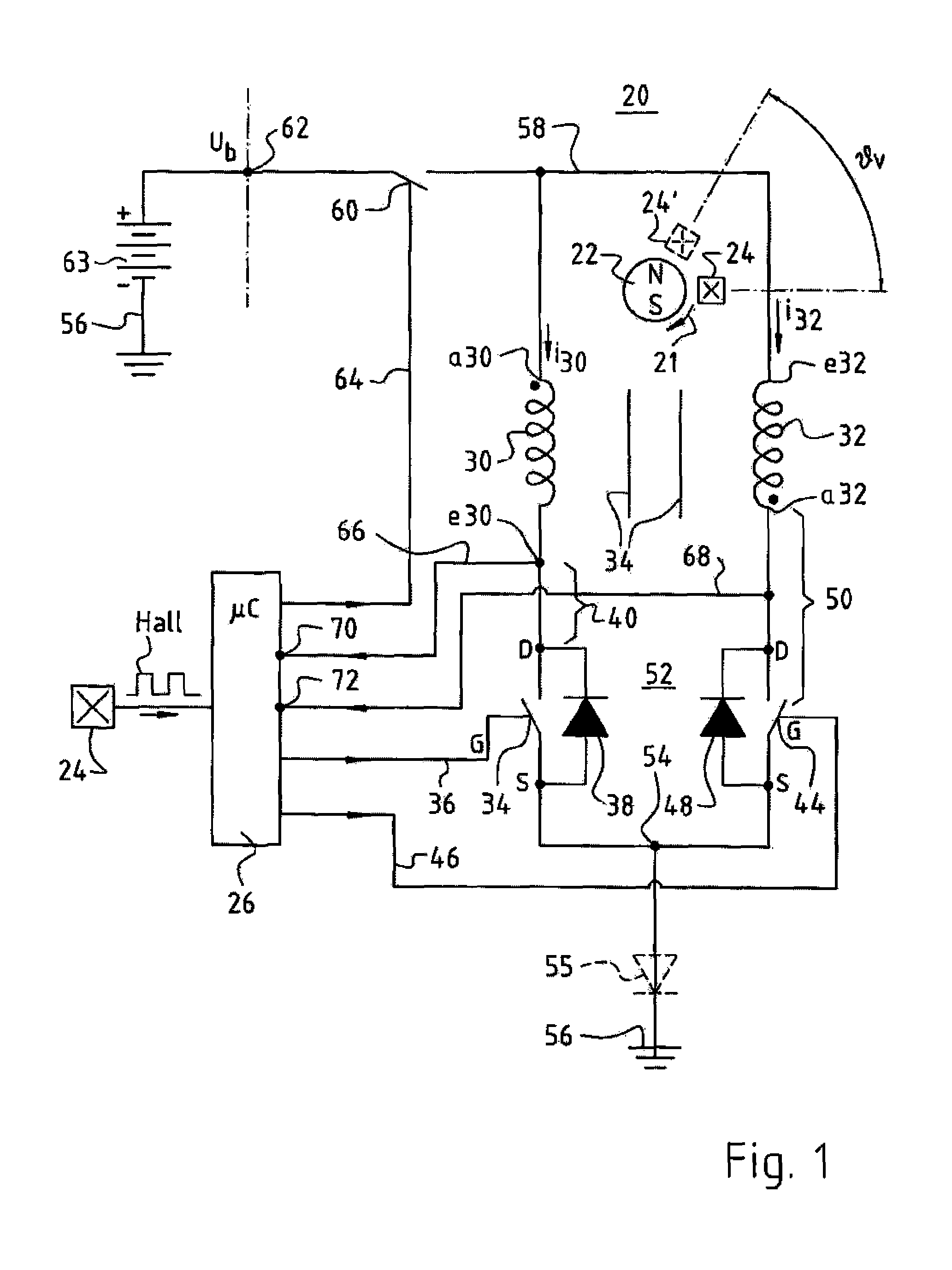Method for operating an electronically commutated motor, and motor for carrying out a method such as this