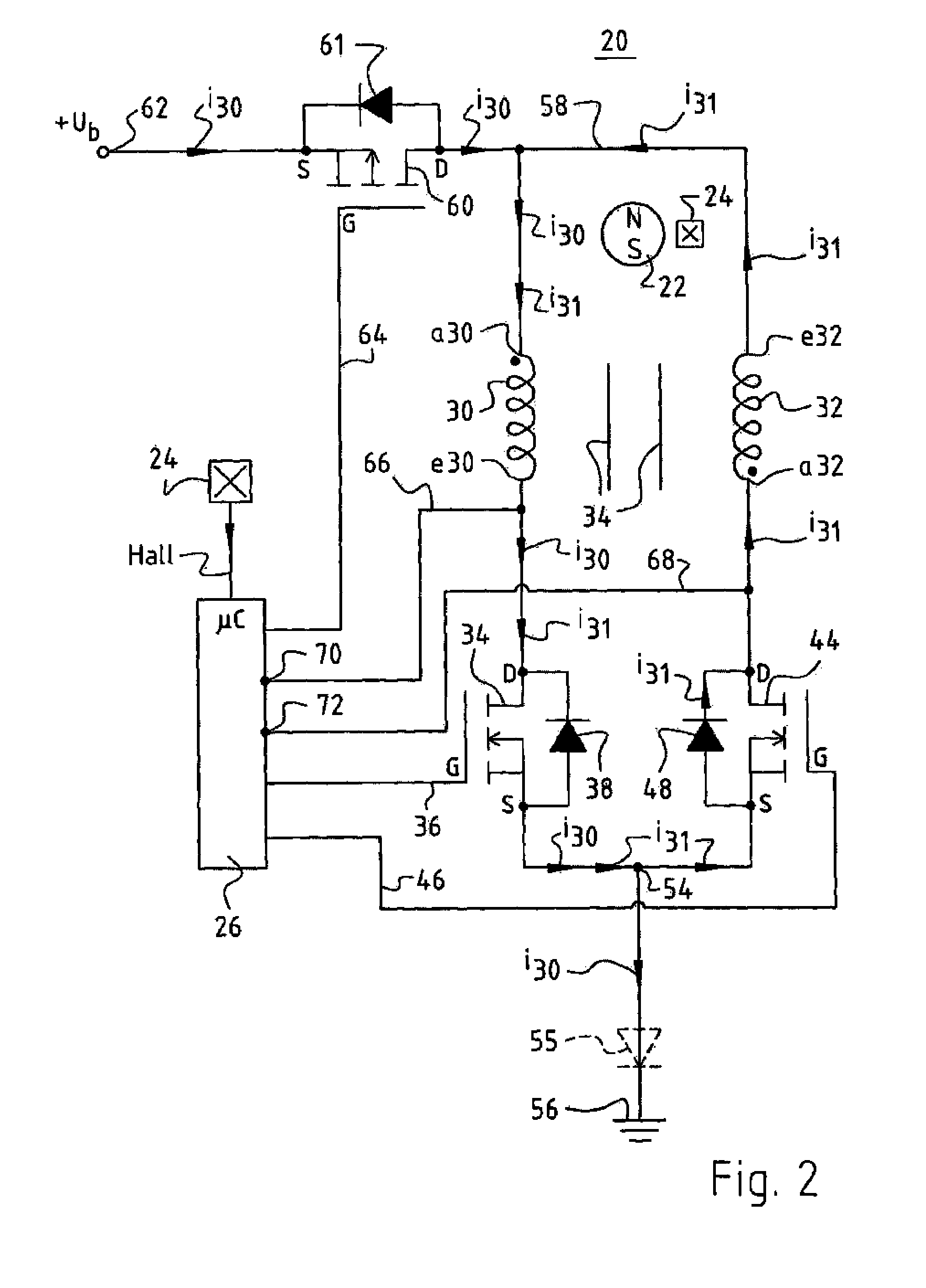 Method for operating an electronically commutated motor, and motor for carrying out a method such as this