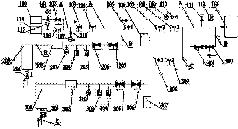 High-temperature gas-cooled reactor pressure-maintaining overhauling and sealing control system