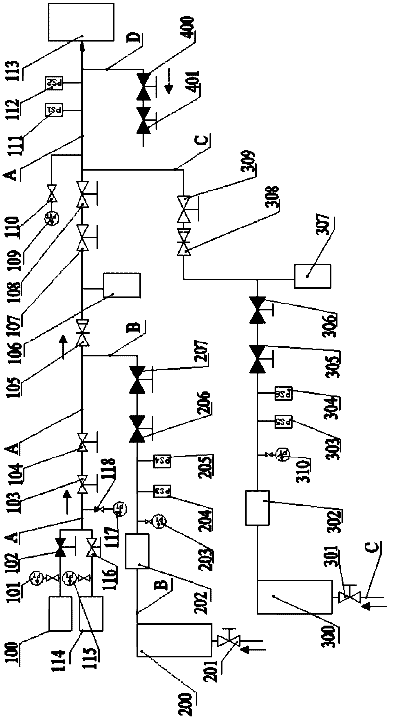 High-temperature gas-cooled reactor pressure-maintaining overhauling and sealing control system