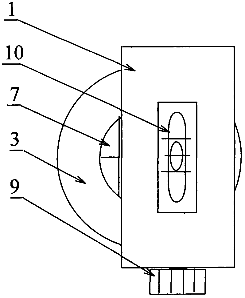 Front fork measuring instrument of tricycle