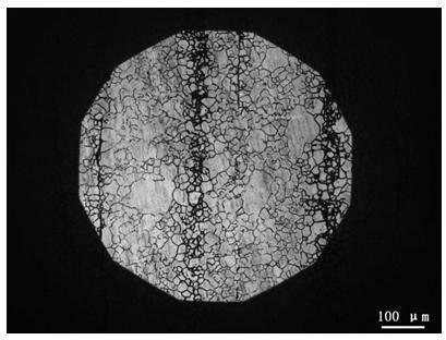 Displaying method of hot-rolled product austenite grains