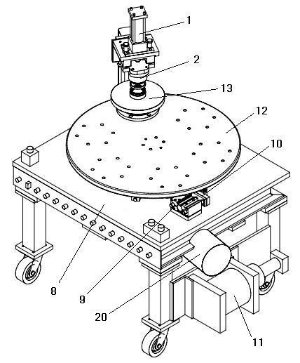 Automatic press fitting equipment for automobile brake disc bearing