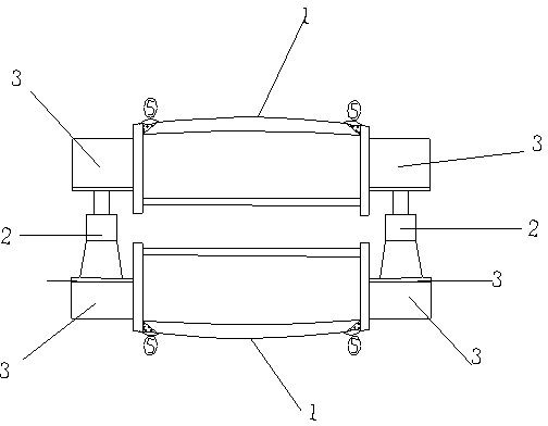 Method for welding heavy-duty trough-type steel