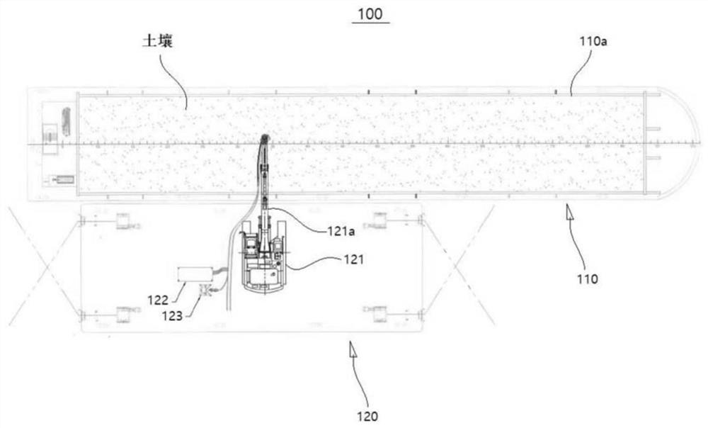 Soil pumping and unloading method for reclamation and equipment thereof