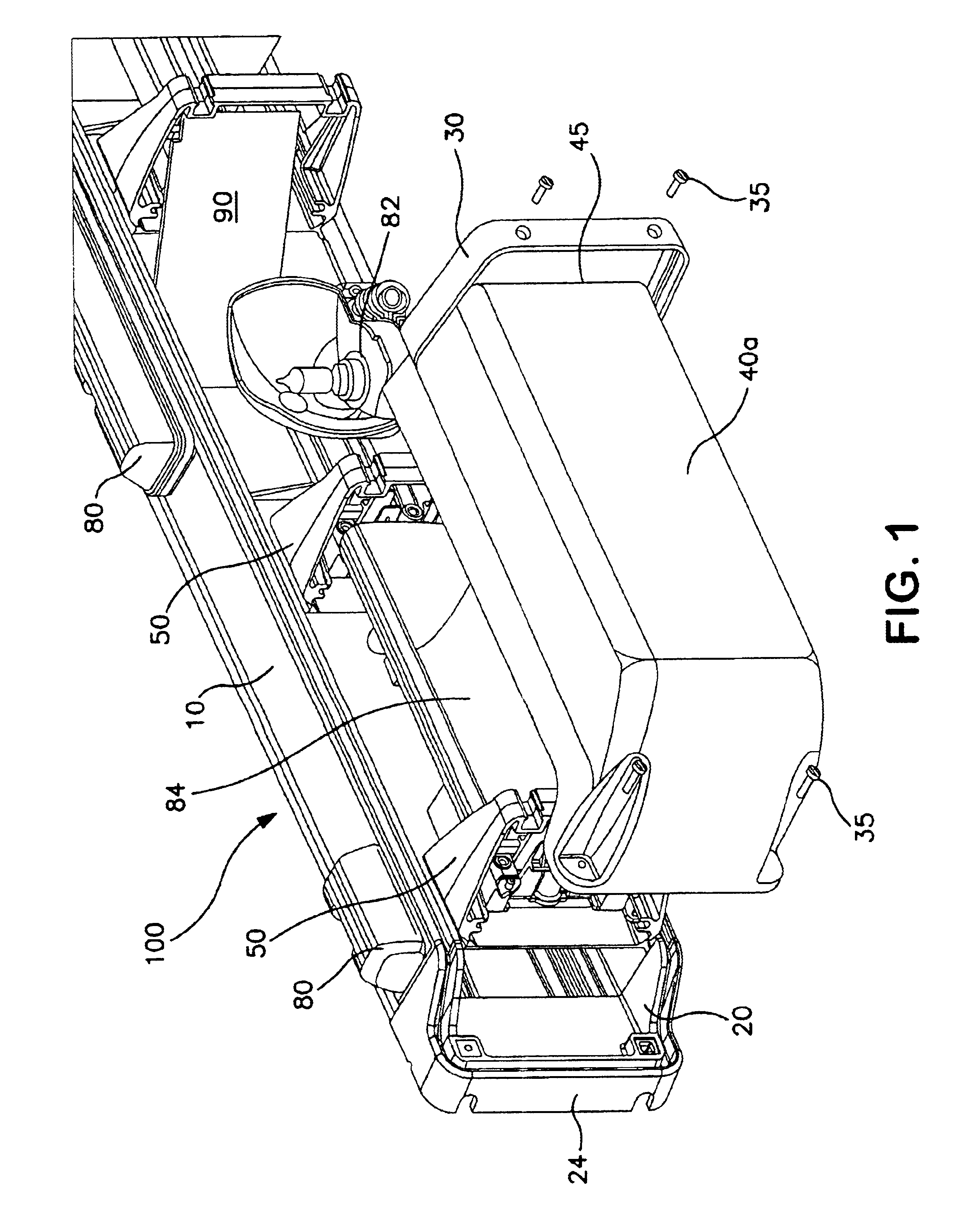 Light bar with integrated warning illumination and lens support structure
