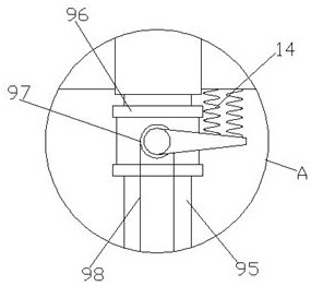 A pre-welding cleaning device for automobile metal plates