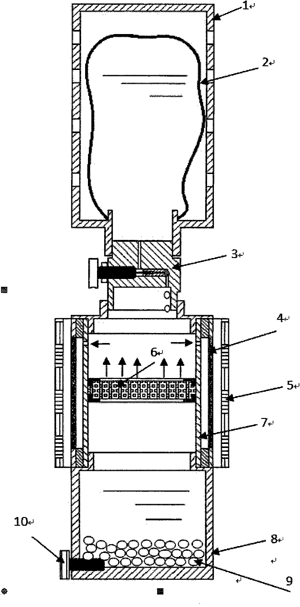 Magnesia battery under seawater